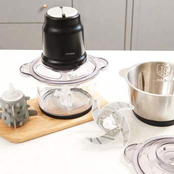 코멕스980 HC45NI28 유리 스텐용기 멀티다지기 분쇄기 2L 믹서 마늘박피기 대용량