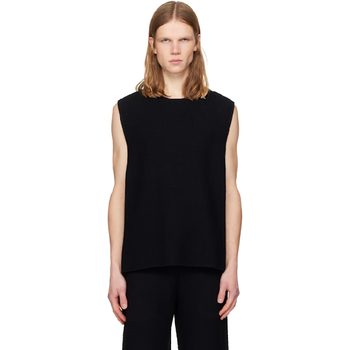 옴므 플리세 이세이 미야케 토프 러스틱 니트 베스트 HP58KE292 TP8689324