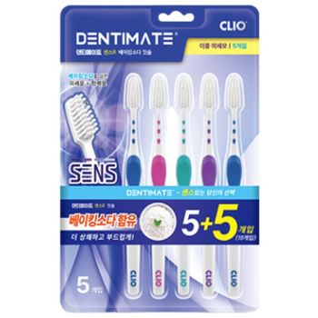 크리오 센스R 이중미세모 칫솔 5+5 베이킹소다 잇몸보호부드러운모 가정용프리미엄칫솔