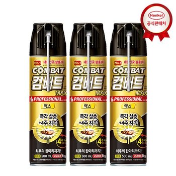컴배트 맥스 바퀴 에어졸 500mlx3개