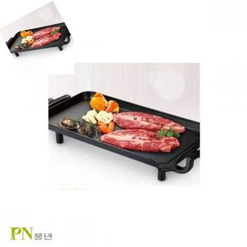PN풍년 738LLD07 테이블 전기그릴 44x23.5cm 전기후라이팬 코팅팬 코팅후라이팬