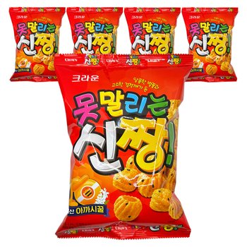 크라운제과 못말리는신짱 120g 5개