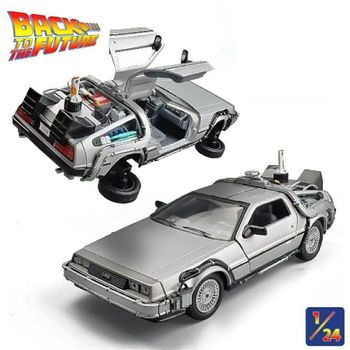 백 투 더 퓨처 DeLorean Time Machine 1/24 플라잉 모드 변신 다이캐스트