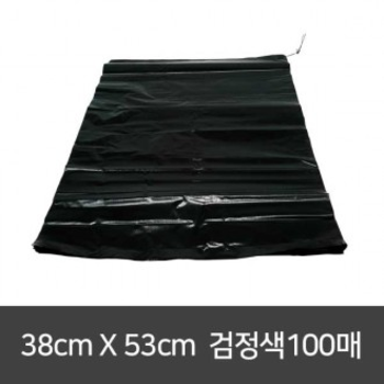 비포막지 ICP129Y9 38호 38x53 10L 100매 블랙 위생비닐 음식물봉투 다용도 포장용 쓰레기분리袋