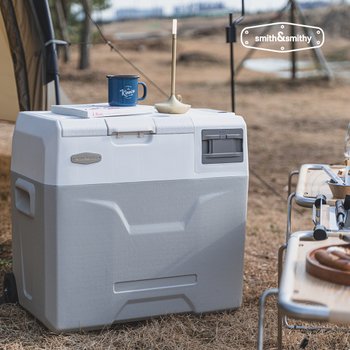 포토후기 훈증랜턴증정이벤트!!아이스투고 무선 냉장고 50L 화이트