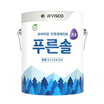 (그린툴샵) 강남제비스코 건축용 수성페인트 - 푸른솔 프로/외부 갈색(무광) 4L (819-1487)