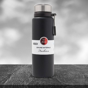 고품질 고품격 스테인리스 보냉온병 진공 보온병 블랙 1L 겨울 티망 (WABC335)