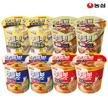 농심 누들핏 4종 (육개장2+김치사발면2+돈코츠맛2+짜파구리2)
