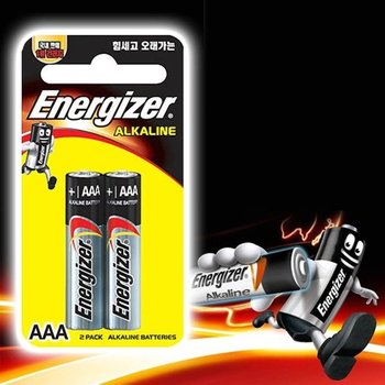 B에너자이저 알카라인 AAA건전지 2P LR3 밧데리 (WFHU1MC)