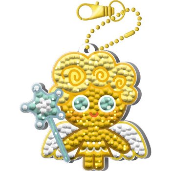 쿠키런킹덤 천사맛 쿠키 키링 보석십자수 6x7.5