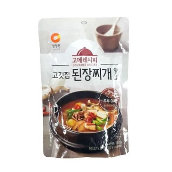 청정원 고메레시피 고깃집 된장찌개 양념 130G 고메레시피 고깃집 된장찌개 양념 된장 장류