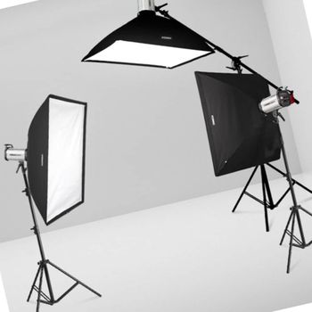 촬영세트 E600 STUDIO-B 의류 패션용 각도조절스탠드 피사체선명도 스튜디오촬영 촬영조명장비