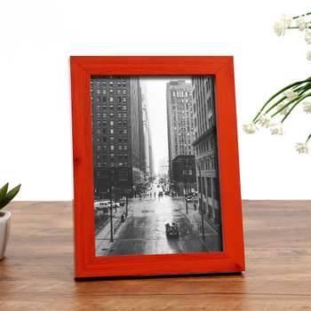 포토닉 KKZ003Y8 앤틱 사진 액자 5x7 오렌지 벽걸이액자