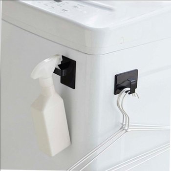 다용도 EHHX8670 화이트 자석 마크네틱 후크 고리 걸이 수납 블랙 2P 예쁜 고급