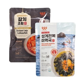 제주웰링 갈치 조림 1개+성게전복 미역국 1개