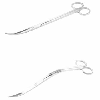 수초 다듬기 가위 웨이브형 어항 잘라내기 관리 도구