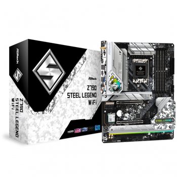 [해외] ASRock Z790 Steel Legend WiFi Intel CPU (LGA1700) Z790 DDR5 ATX 마더보드 12세대 · 13세대