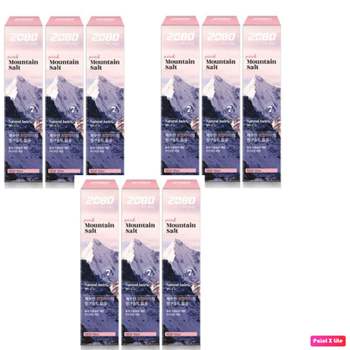 <b>2080</b> 탄산칼슘 <b>퓨어</b><b>마운틴</b> 120g x 3입 3묶음 <b>2080</b> <b>치약</b> 탄산칼슘 히말라야<b>솔트</b> 미네랄
