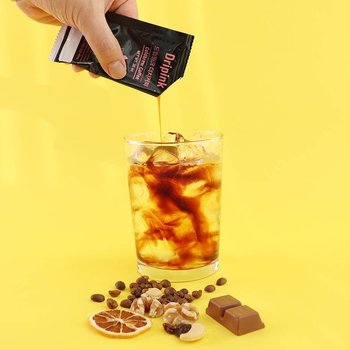 디카페인 25T(봉) x 3봉 더치커피(콜드브루)원액 카페인 99.9% 제거 시나몬 오렌지