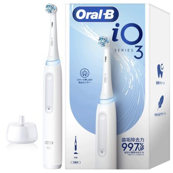 [해외] 브라운 전기 칫솔 오랄비 iO3S iOG3.1C6.0 WT_H 화이트