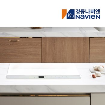 경동나비엔 무료설치 3구 파워부스트 투톤 전기렌지 인덕션 쿡탑 레인지 화이트 그레이(3643)