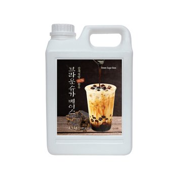대만산 흑당시럽 브라운슈가 베이스 2.5kg