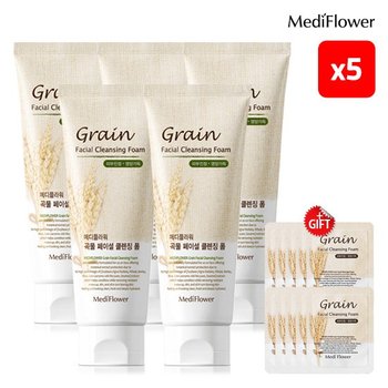 곡물 페이셜 클렌징폼 150mlx5+파우치10매