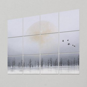 아트박스/꾸밈 ie266-멀티액자_겨울날의풍경