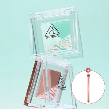 3CE Color Grid Shadow 컬러 그리드 아이섀도우1+1 [증정]컬러 그리드 듀얼 브러쉬