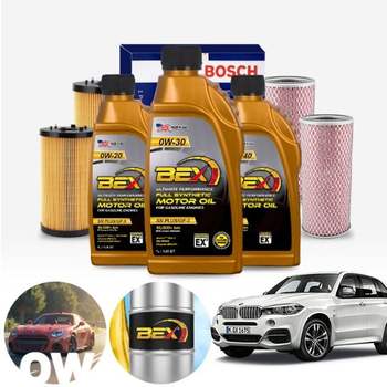 F15 X5 (11~20) M50d (B57) 디젤 벡스제로 0W30 100% 합성엔진오일 필터세트 7