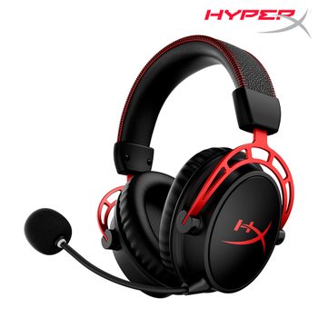 하이퍼엑스 클라우드 알파 무선 게이밍 헤드셋 (블랙/레드)