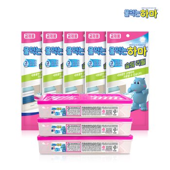 [신세계TV쇼핑]물먹는 하마 슬림 제습제 본품 x3개+리필 x5개