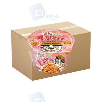 삼양 로제불닭볶음면 큰컵 16개 컵라면 큰컵 부드러운 간식 편의점 매콤 고추장  (S52266890)