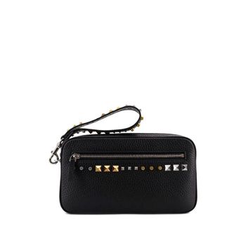 발렌티노 가라바니 스터드 지퍼 클로저 클러치 YP0AX0VTJ 153865738