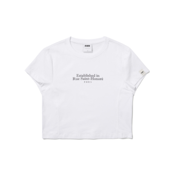 [FIFA 1904] 우먼 슬림핏 크롭 반소매 티셔츠 3컬러 택1