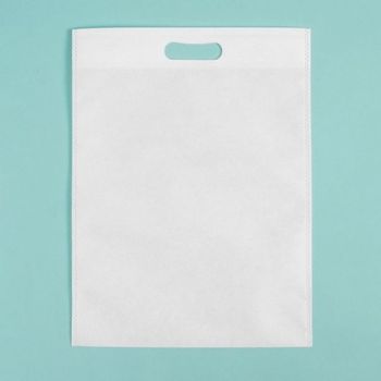 10p DK36WD79 화이트 컬러 가방 답례품가방 40x50cm 부직포 부