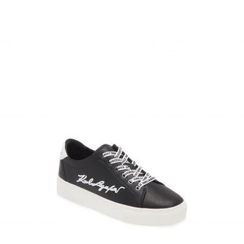 우먼 칼 라거펠트 파리스 Cylie 로우 탑 스니커즈 운동화 - 블랙 10353506 143113665