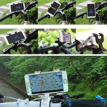 자전거 305SEX61 핸드폰거치대 듀얼집게 자전거휴대폰거치대