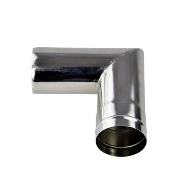 WINNERWELL [위너웰] 캠핑용 화목난로 전용 스테인레스 90도 L자형 연통 63mm (우드랜더/노매드 M 전용)