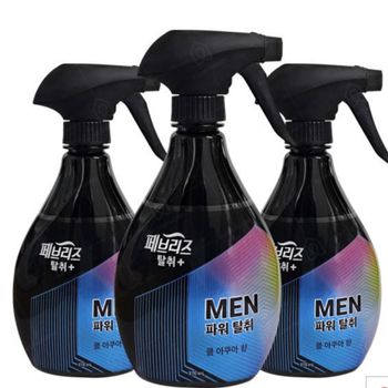 페브리즈스프레이 탈취제 쿨아쿠아향공기청정 쿨아쿠아향 남성용 포맨 탈취력 상쾌파워 향기