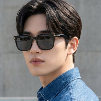 톰포드 선글라스 TF1380-K 01A <b>지창욱</b> 명품 사각 블랙 뿔테 아시안핏 남자 여자