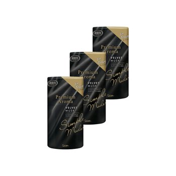 [해외] 쇼슈리키 화장실 방향제 벨벳마스크 400ml x 3개 프리미엄 아로마 방치형