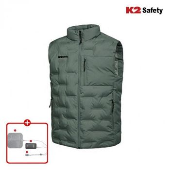 K2 발열조끼 열선 워머 히터 조끼 배터리포함 열선조끼발열조끼 패딩발열조끼 온열조끼 겨울방한