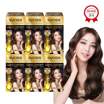 새치염색약 올레오 x6개 2N 스파클링브라운