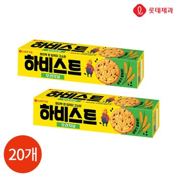 롯데 하비스트 오리지널 100g x 20개