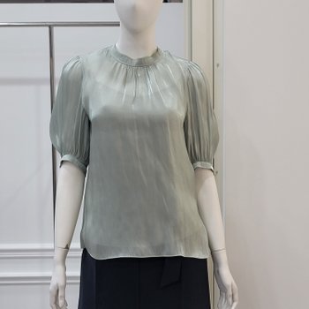 시스루 벌룬 블라우스 (MYBAWB5080 MT)_IC