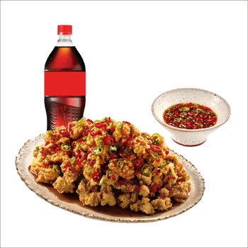 [기프티쇼] 노랑통닭 (레귤러/순살)칼칼한청양치킨+콜라1.25L