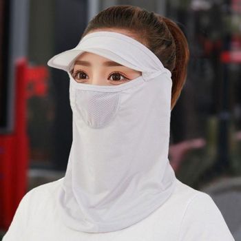 쿨 자외선 차단 페이스 선캡 스포츠 마스크 골프 자전거 햇빛 차단막 골프자외선차단마스크 쿨마