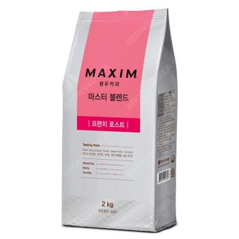 맥심 원두커피 마스터 블렌드 프렌치 로스트 2kg 로스팅 (S12833696)