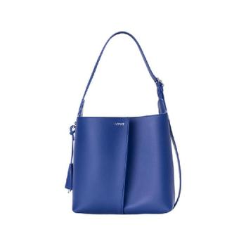 [해외] 로에베 미디움 빌바오 버킷 스무스 카프스킨 스텔라 블루 AWRAWRPX01-59